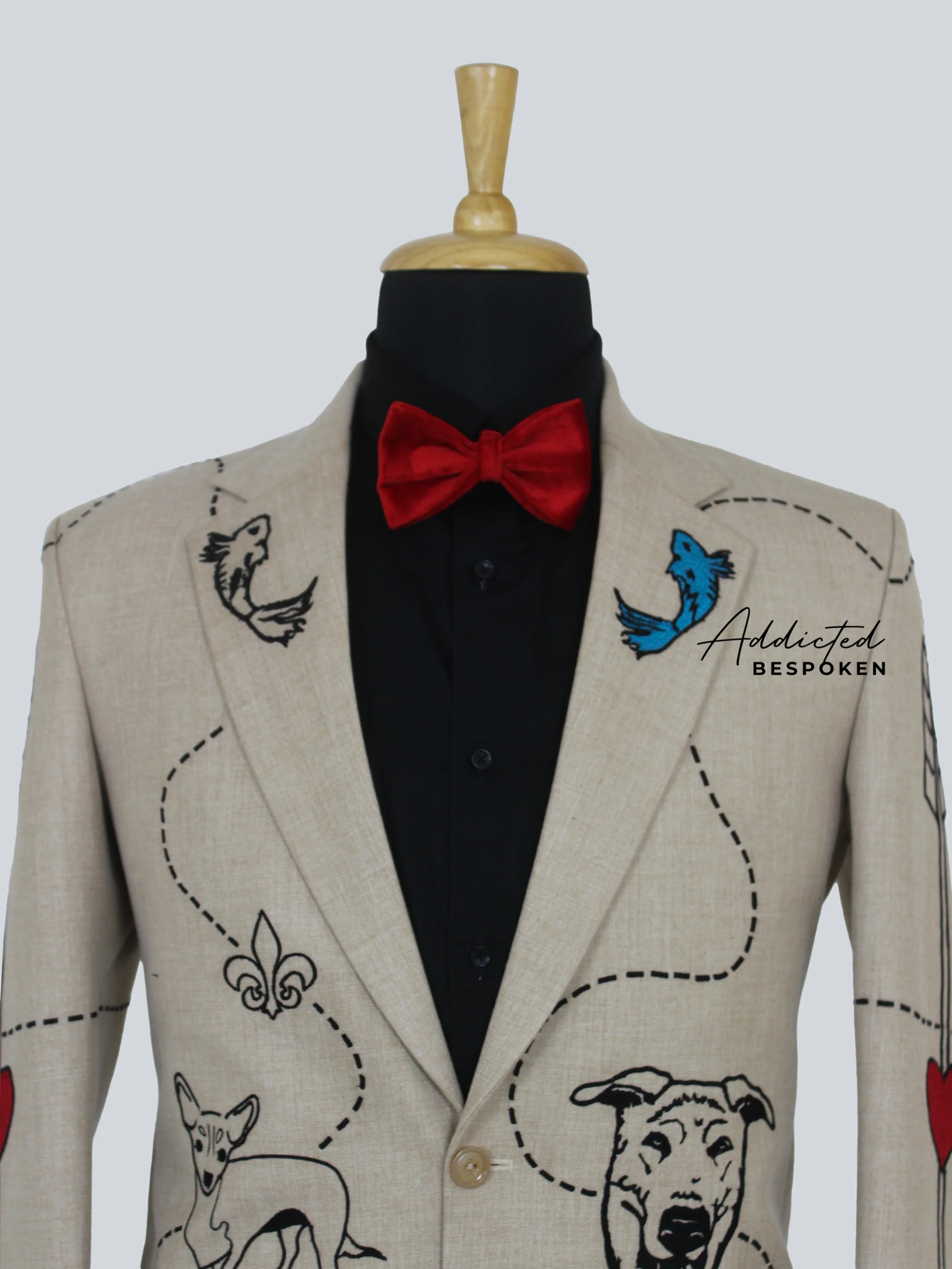 Threaded Elegance Embroidered Suit - Image 8