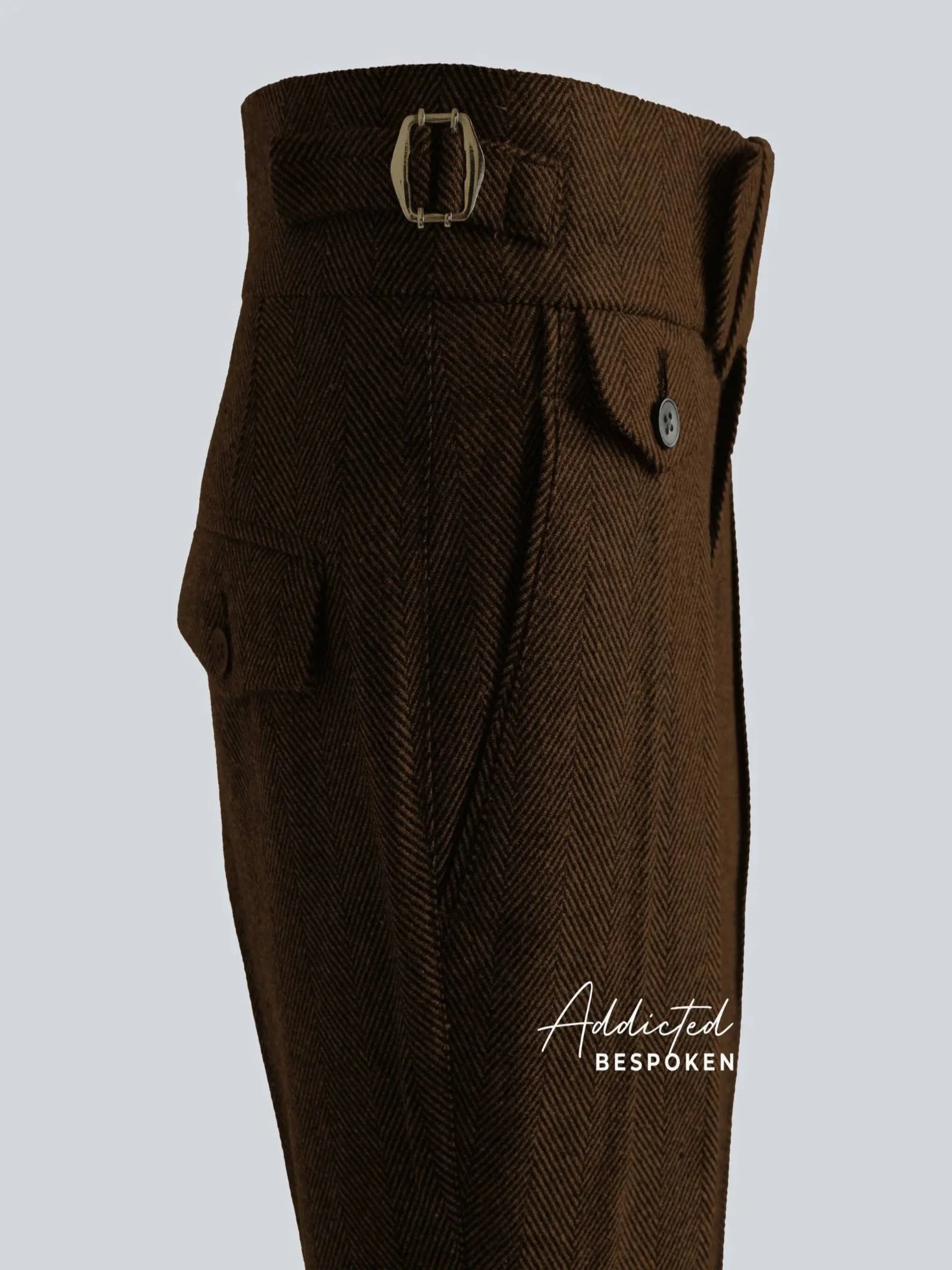 Timeless Chevron Business Trousers - Image 2