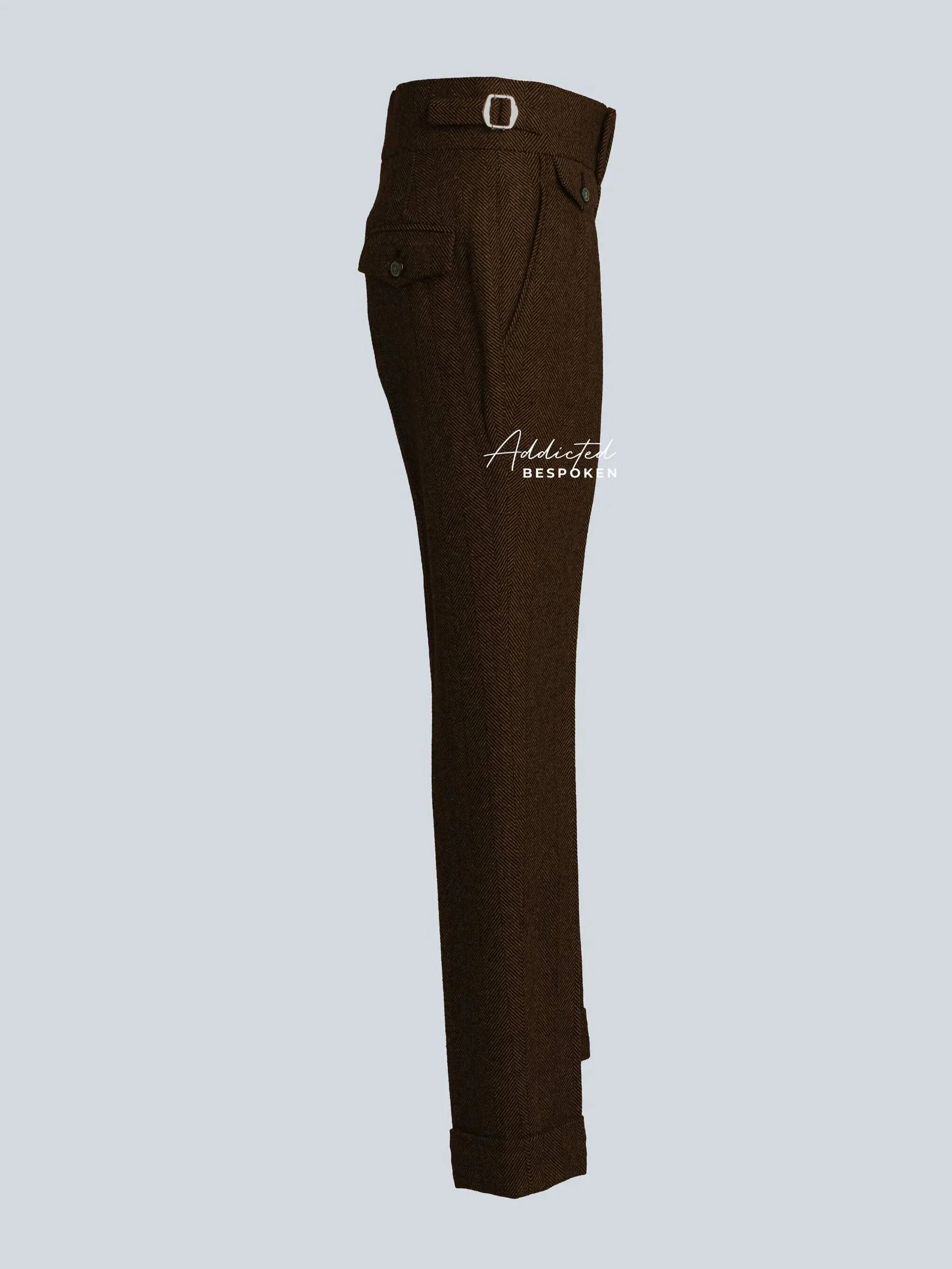 Timeless Chevron Business Trousers - Image 3