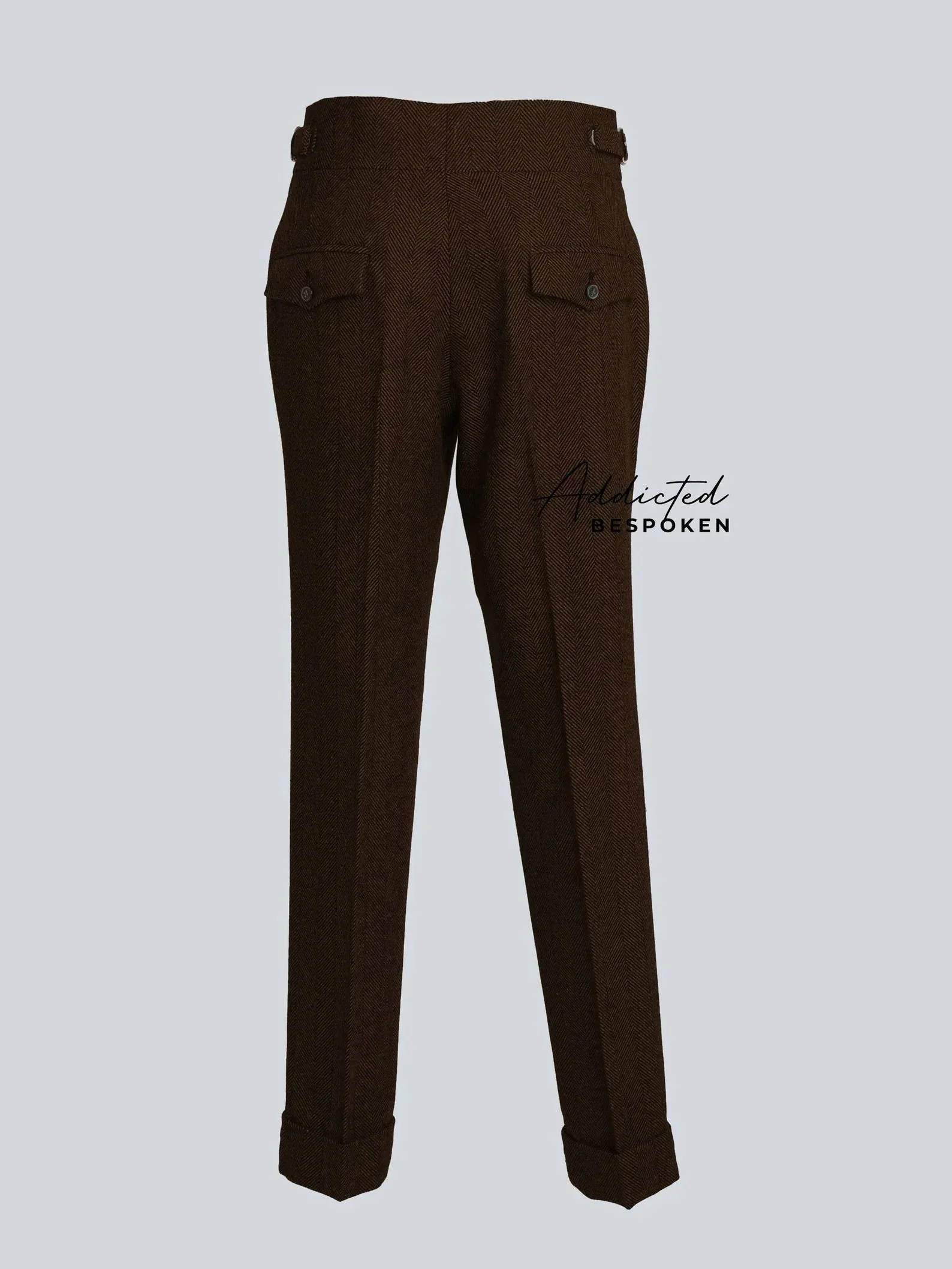 Timeless Chevron Business Trousers - Image 4