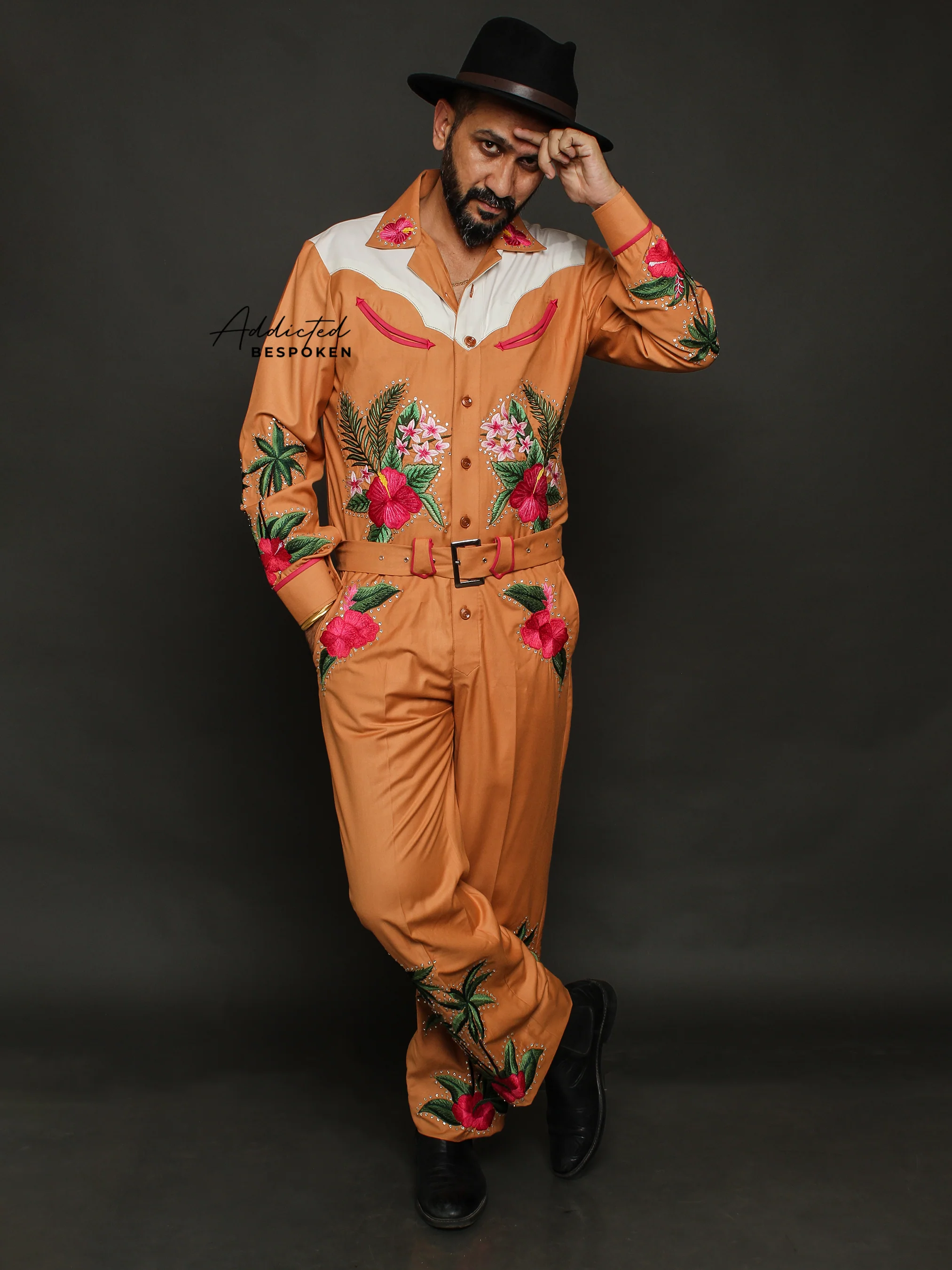 Tropical Vibes Western Jumpsuit (CLS)