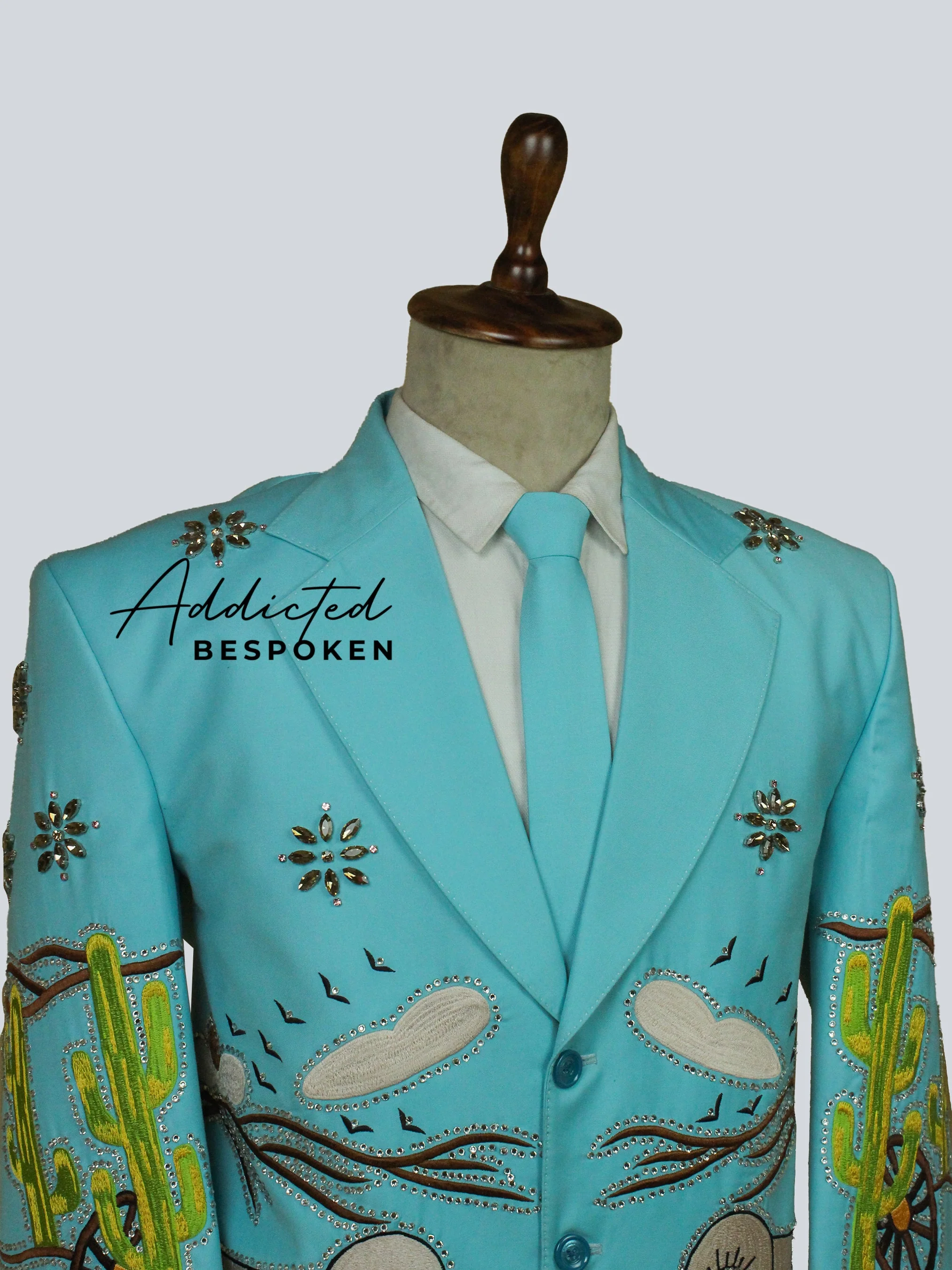 Turquoise Wagon-Themed Suit - Image 4