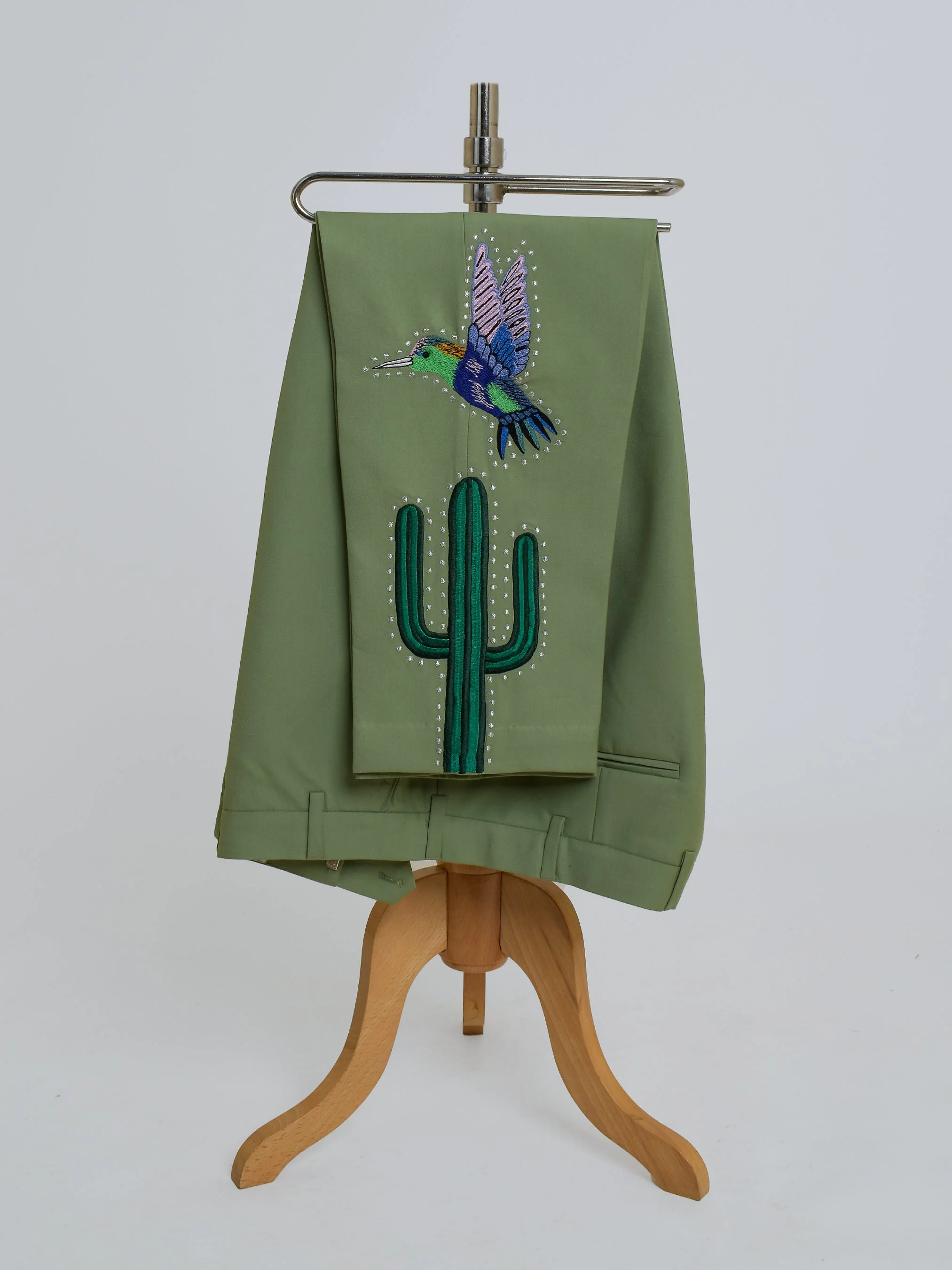 Verdant Avian Blossom Suit - Image 3