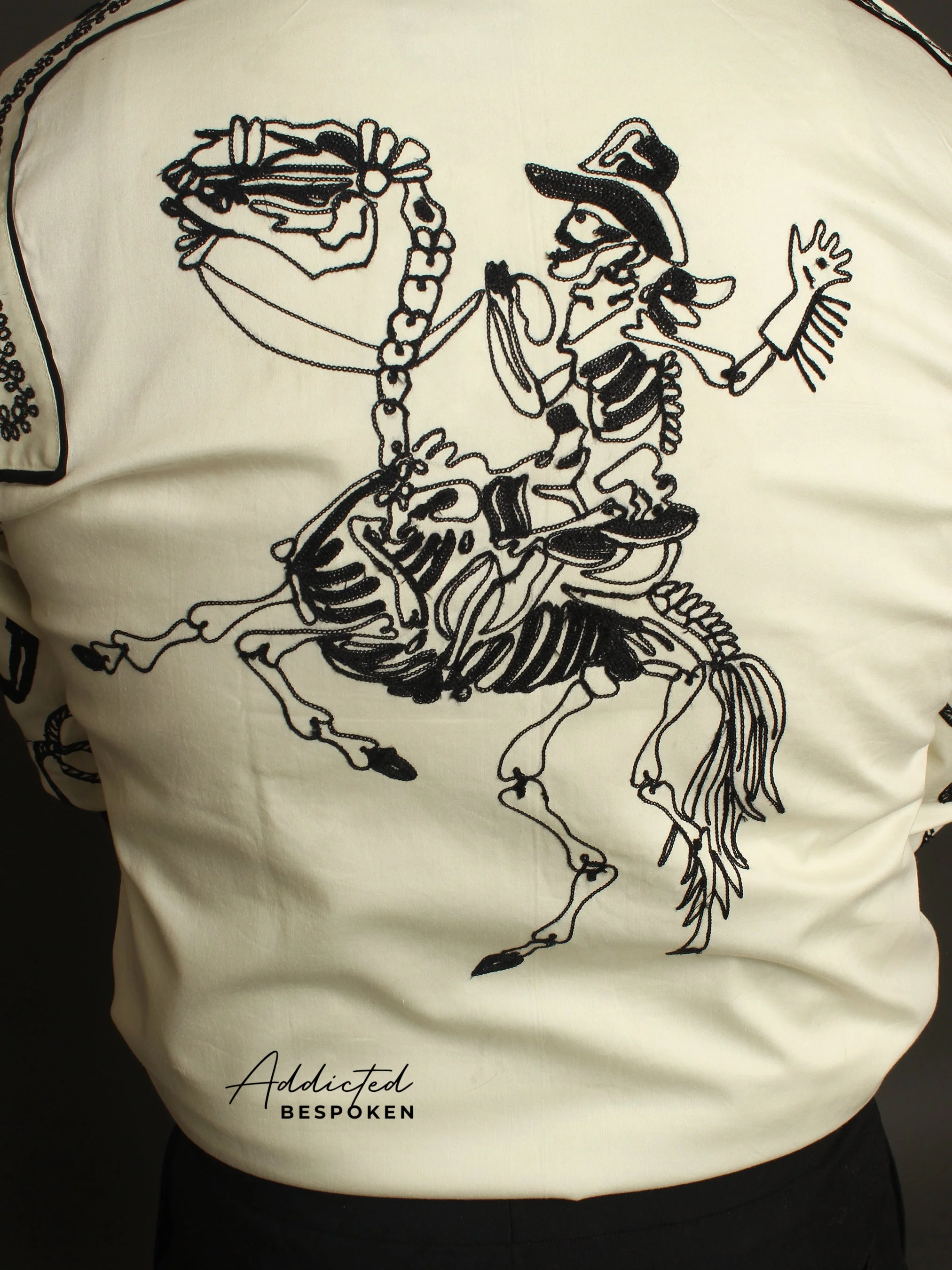 Versatile Ivory Cowboy Shirt - Image 8