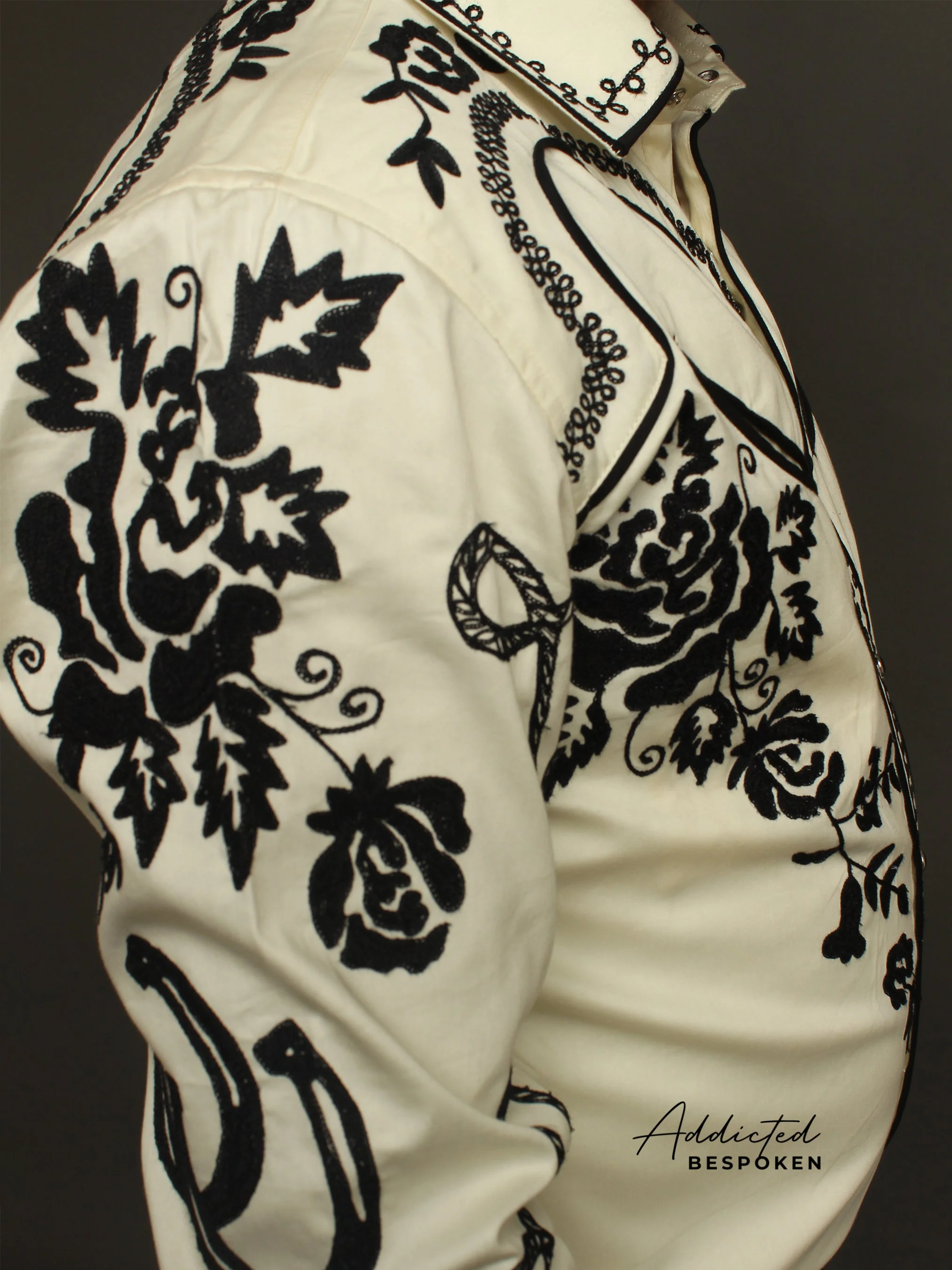 Versatile Ivory Cowboy Shirt - Image 9