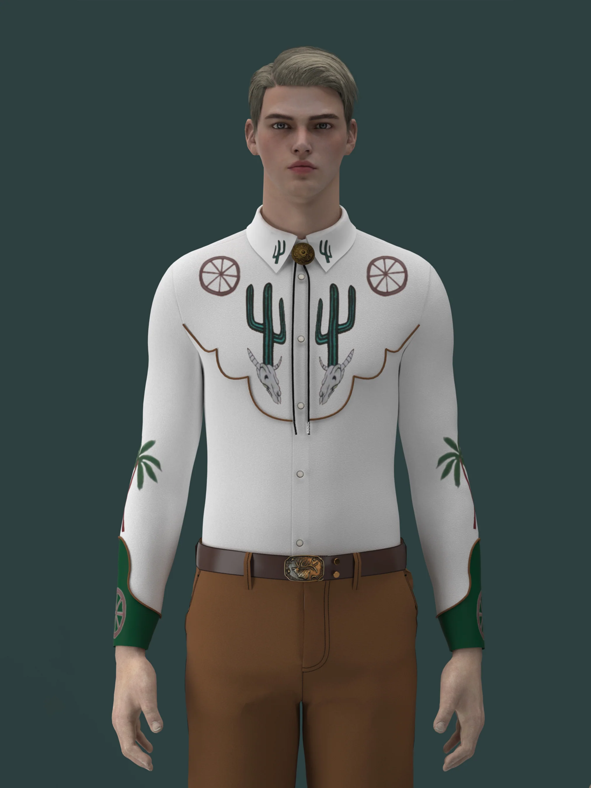 Vibrant Frontier Western Shirt