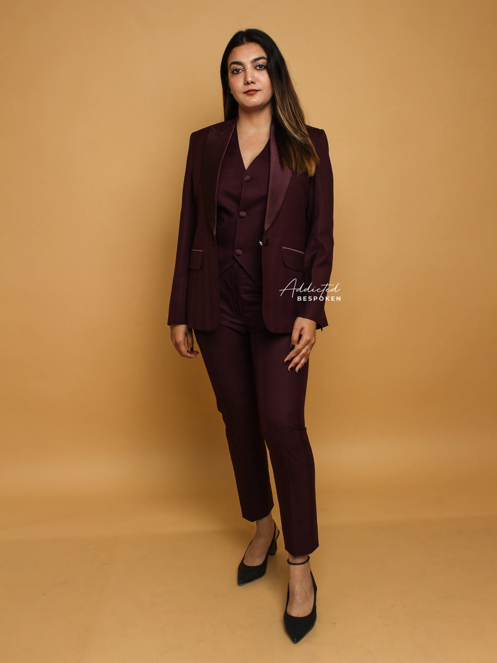 Vintage Charm Tuxedo Suit