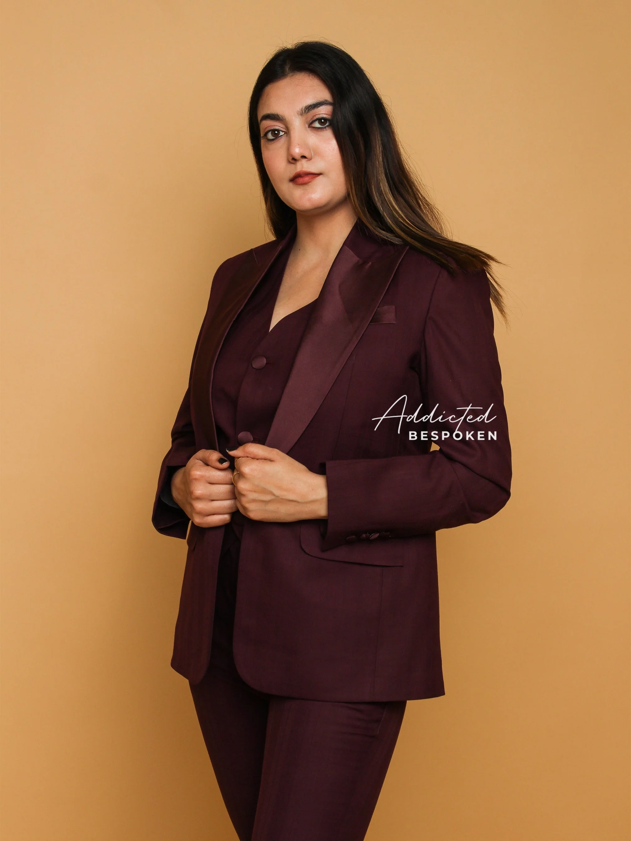 Vintage Charm Tuxedo Suit - Image 2