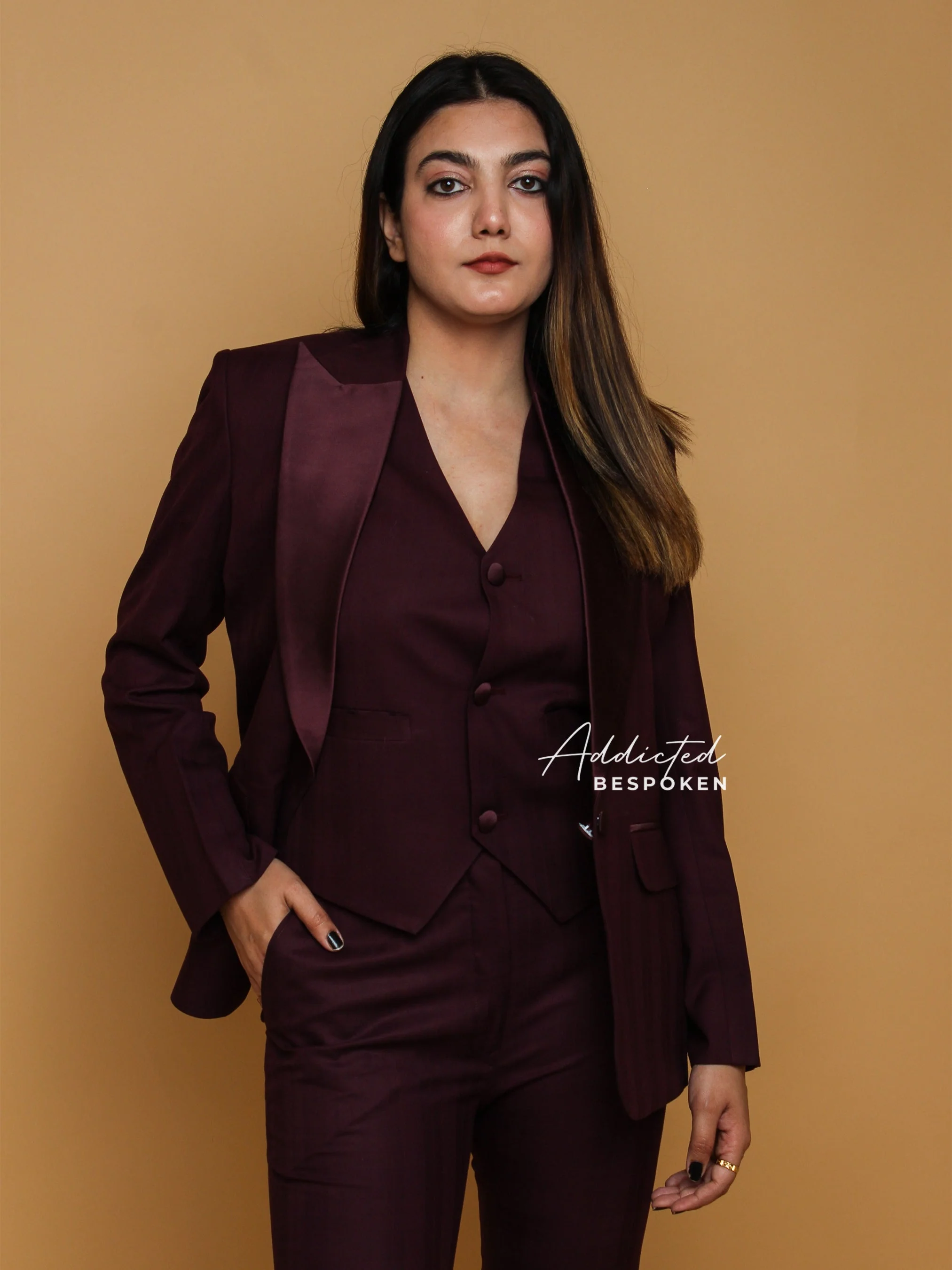 Vintage Charm Tuxedo Suit - Image 3