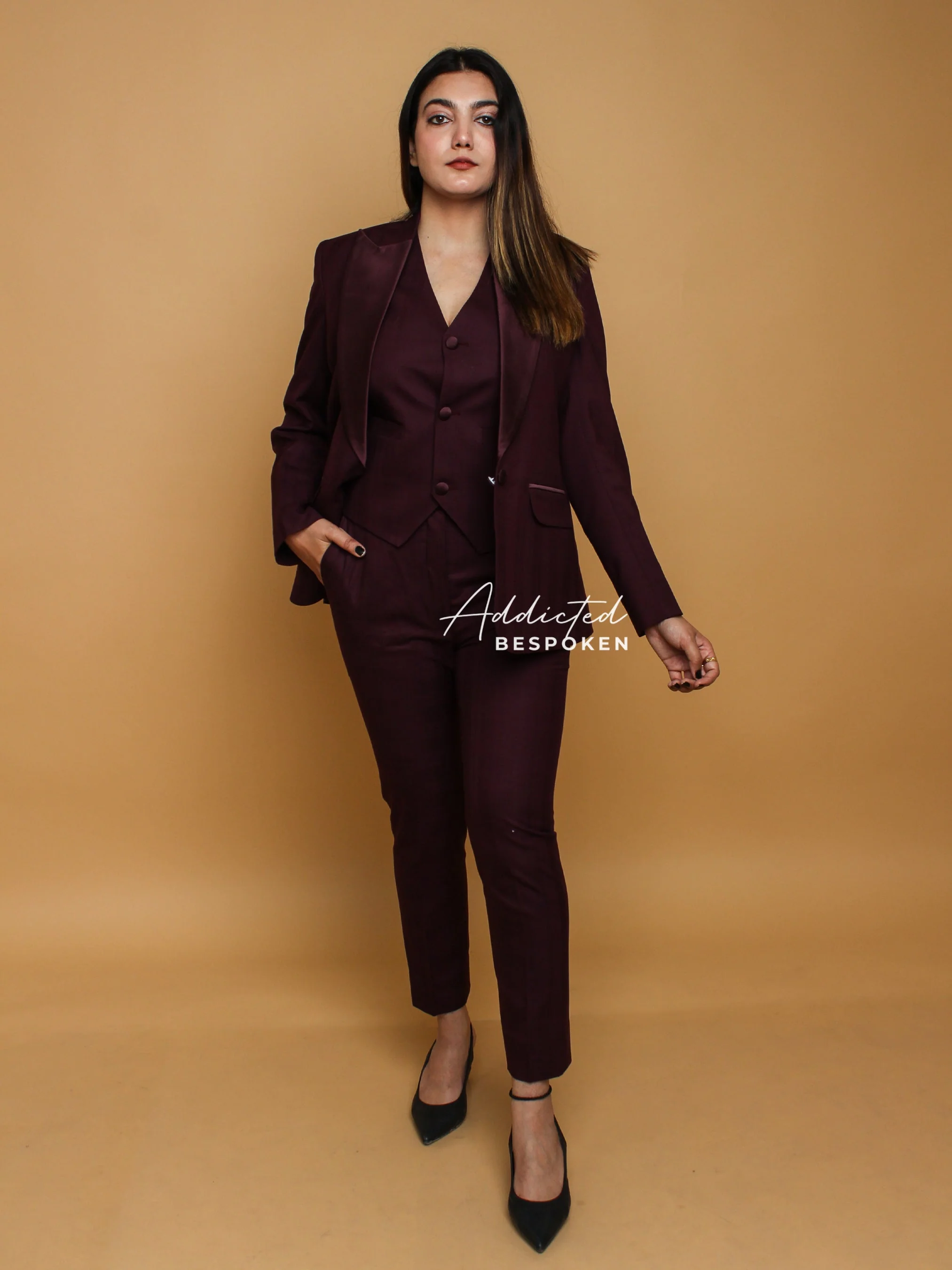 Vintage Charm Tuxedo Suit - Image 5
