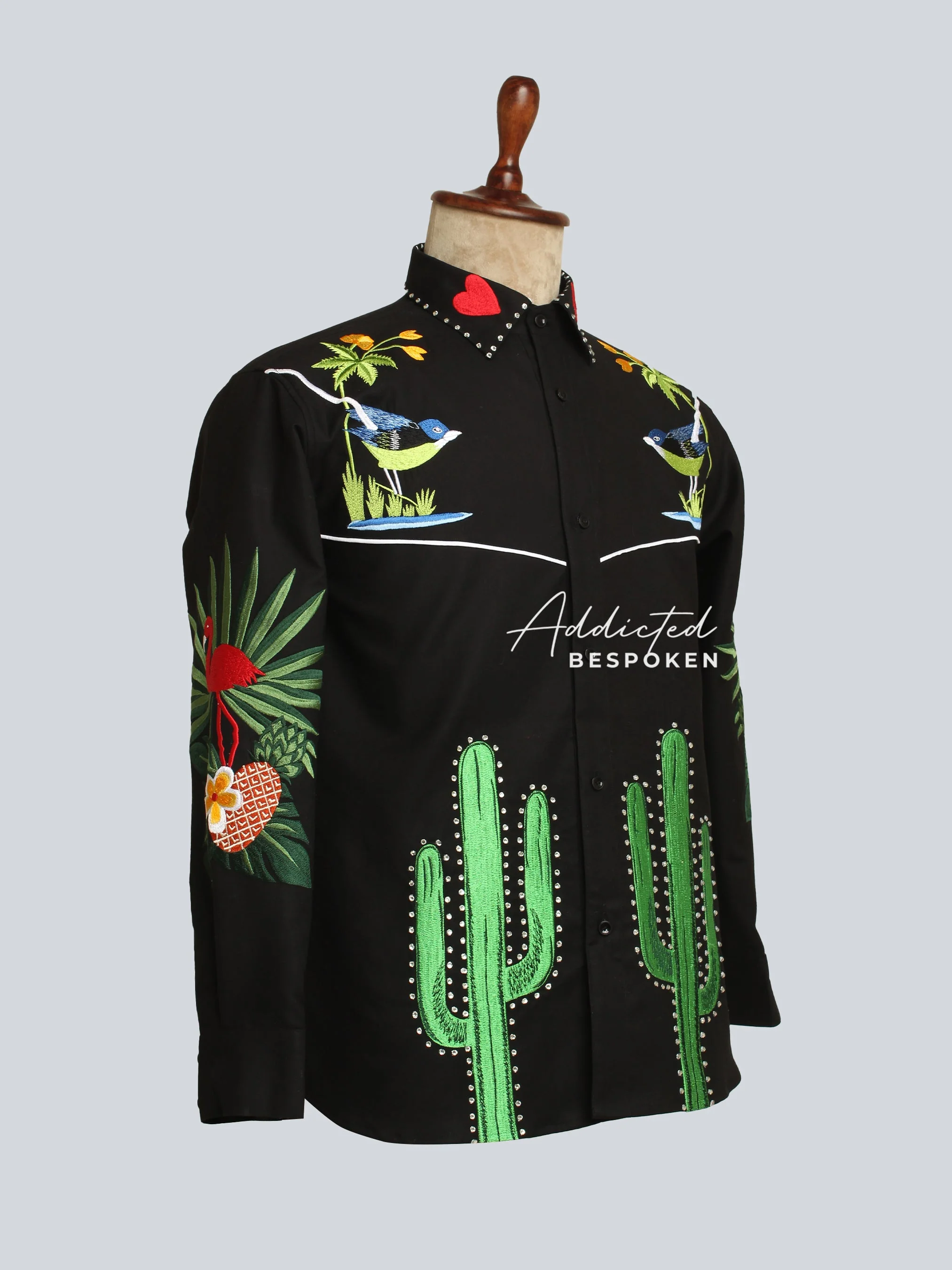 Western Bird & Cactus Shirt - Image 3