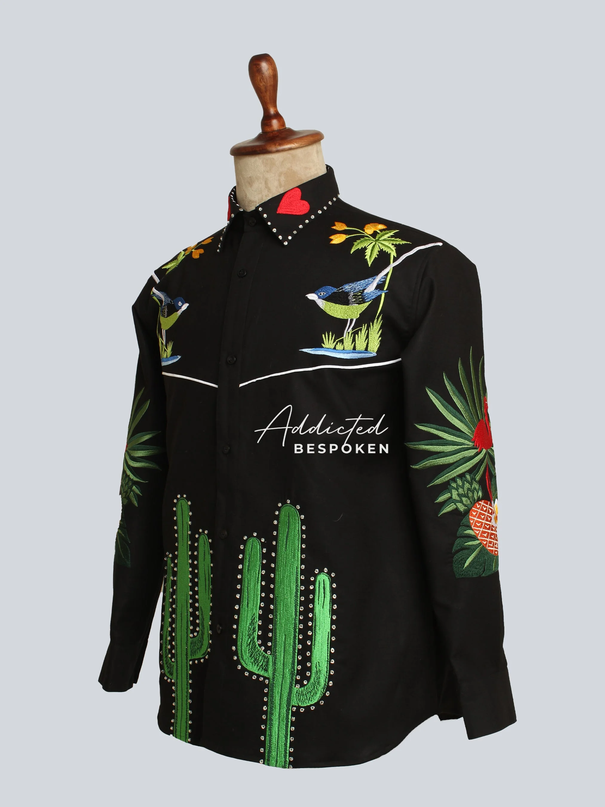 Western Bird & Cactus Shirt - Image 4