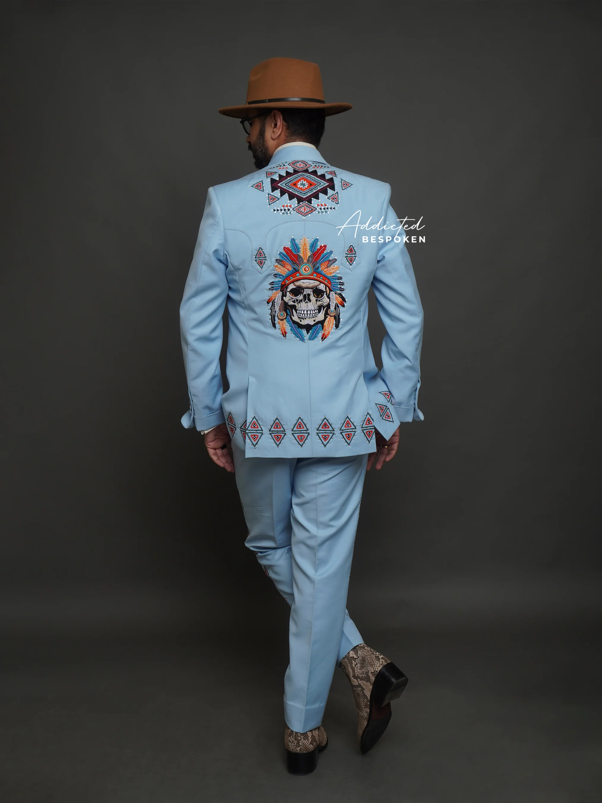 Western-Embroidered Sophistication Suit - Image 8