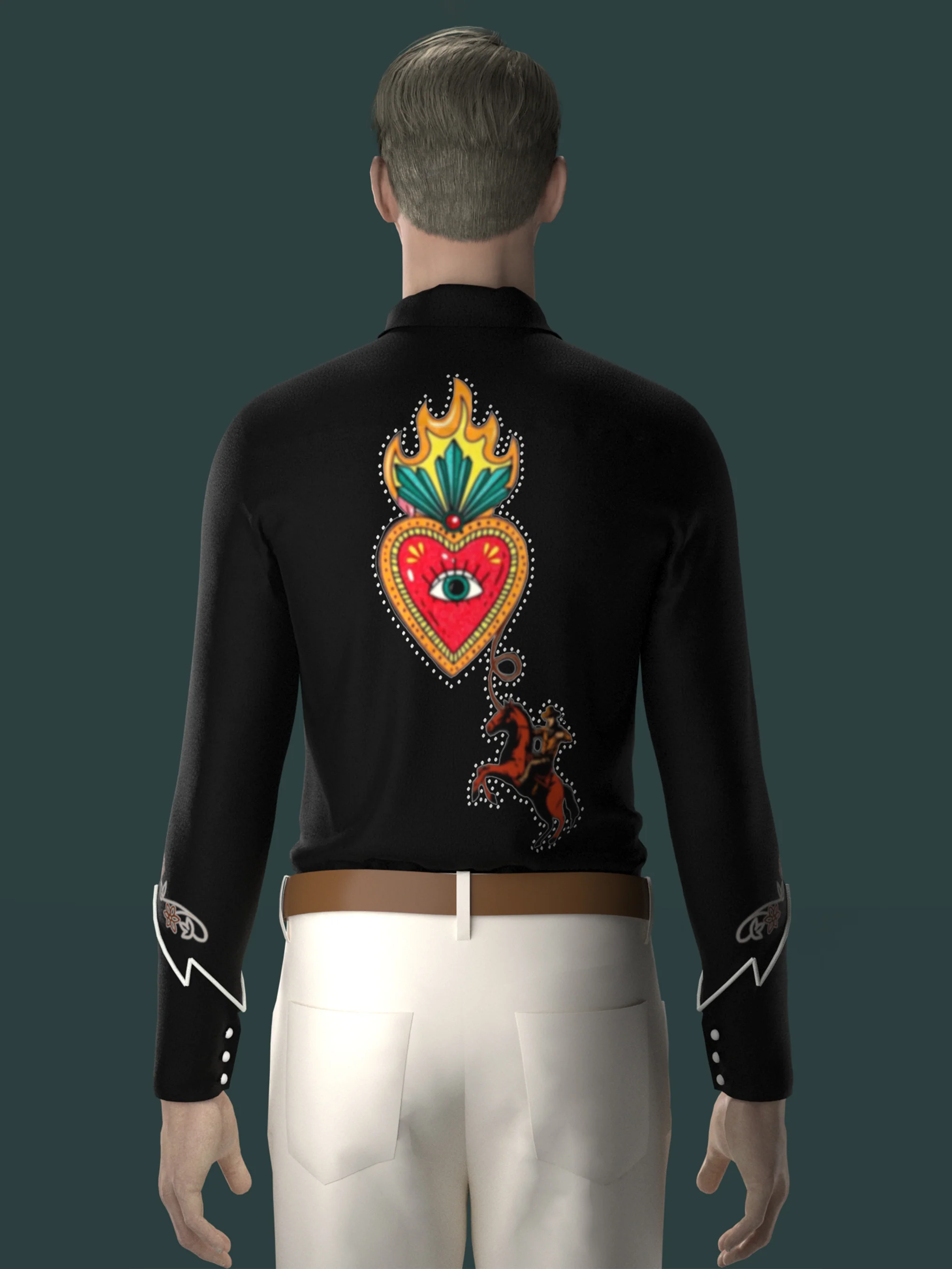 Western Style Cowboy Shirt - Image 2