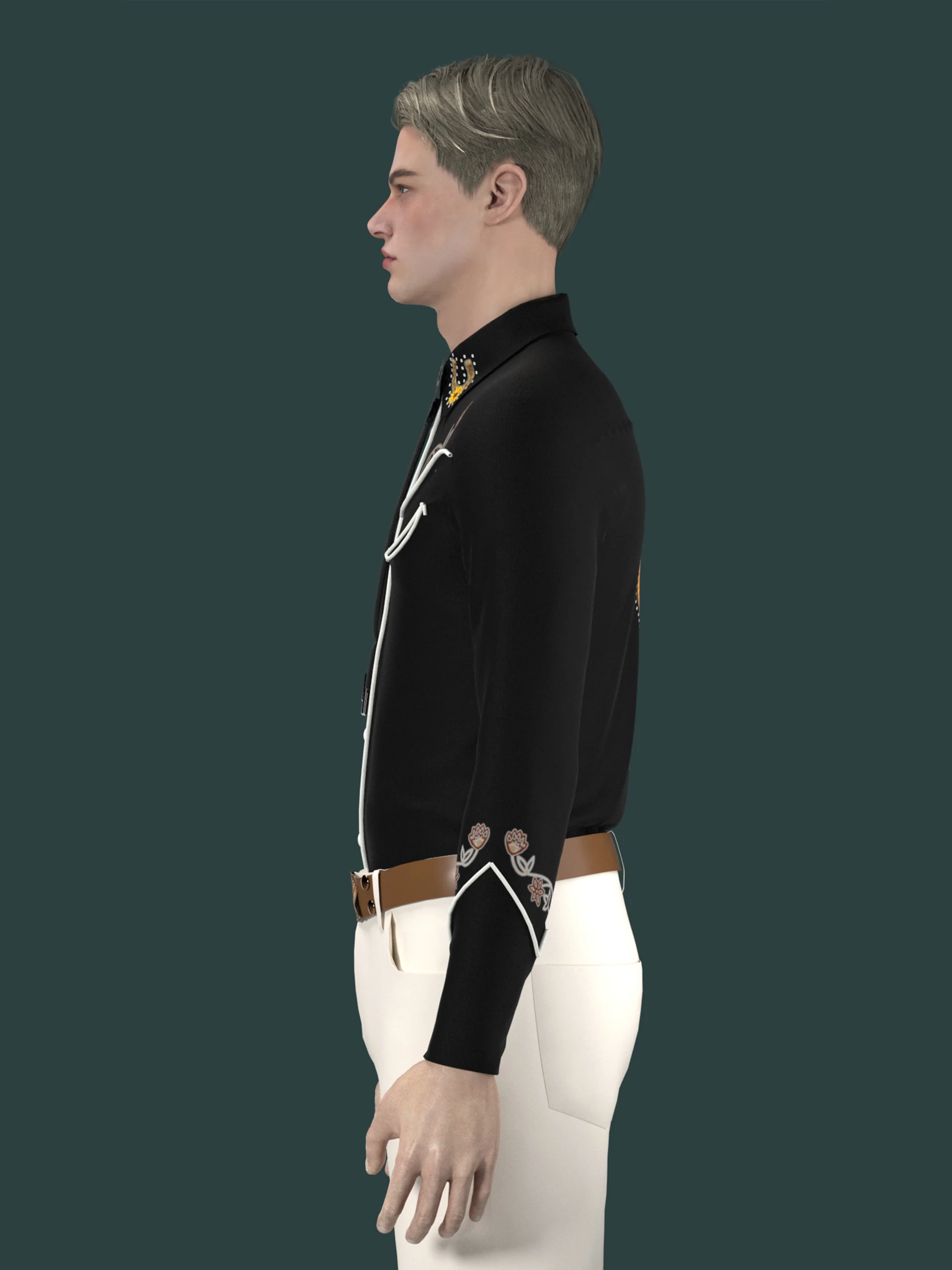 Western Style Cowboy Shirt - Image 3
