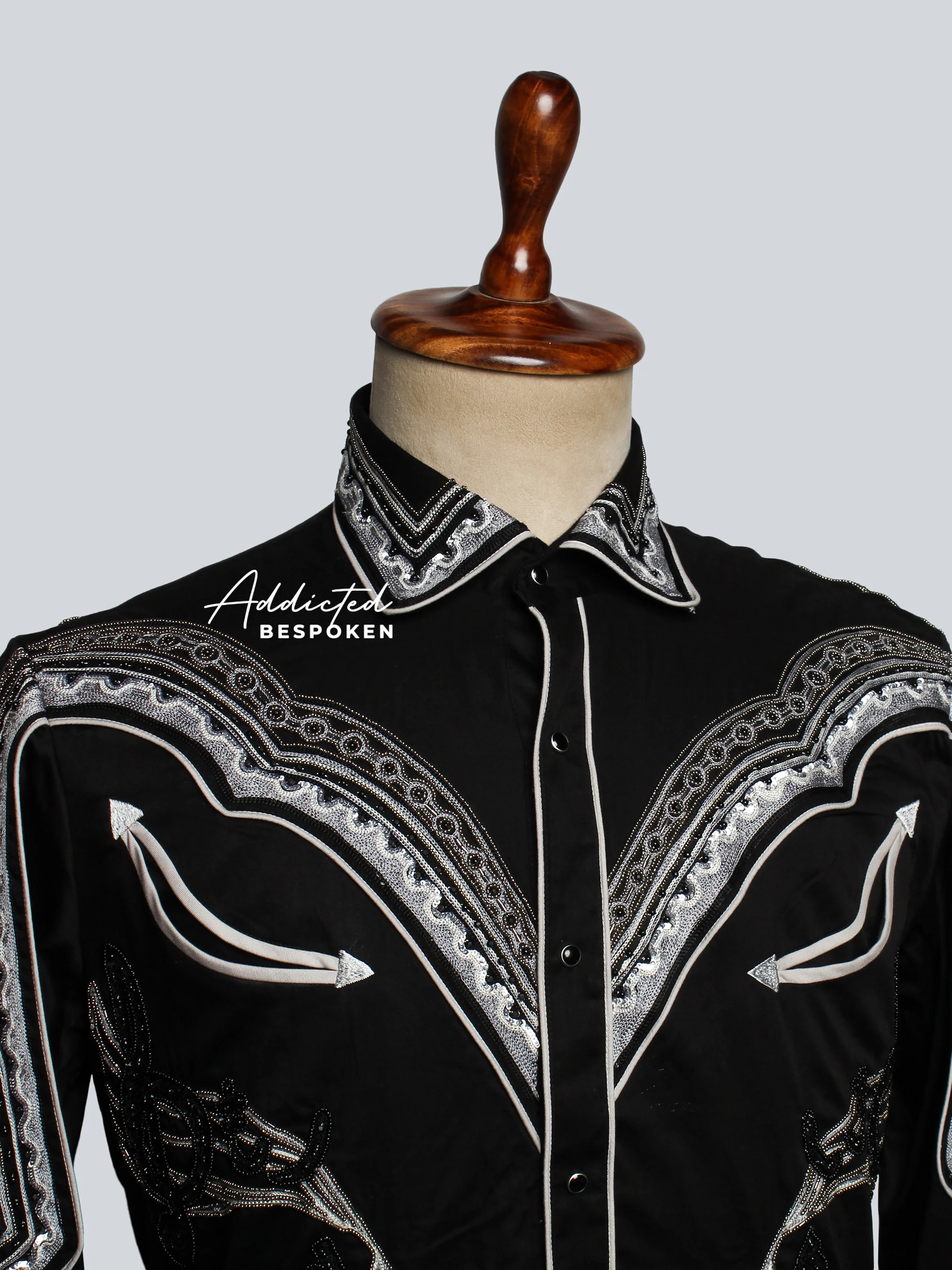 Western Thread Embroidered Shirt - Image 10