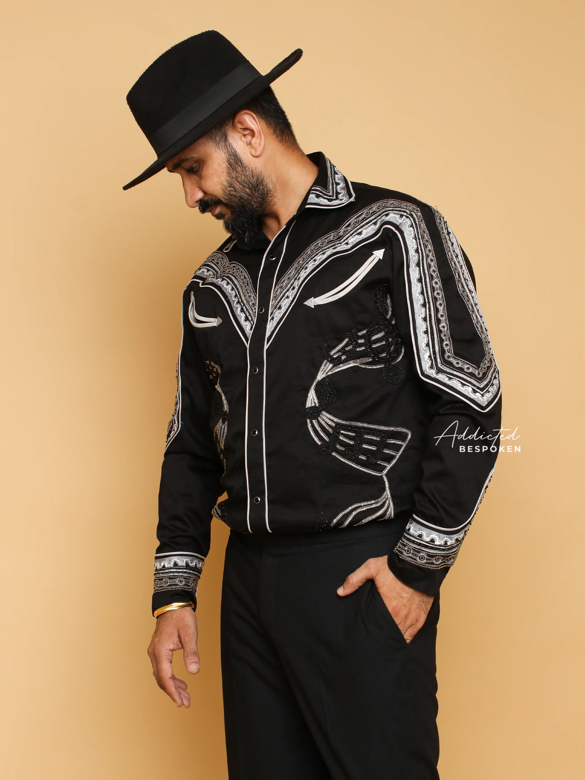 Western Thread Embroidered Shirt - Image 3