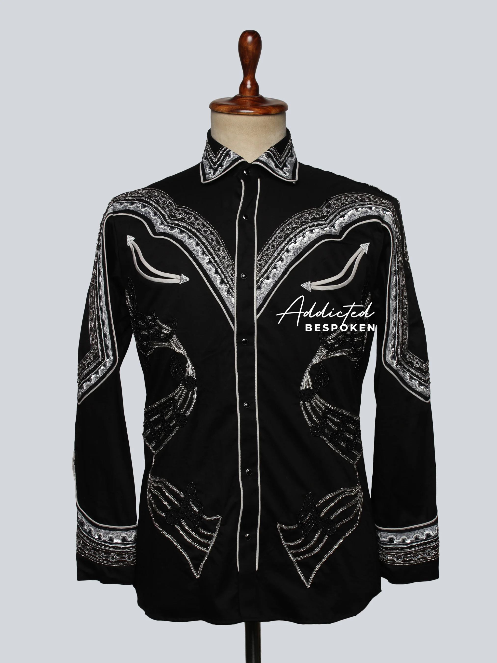 Western Thread Embroidered Shirt - Image 6