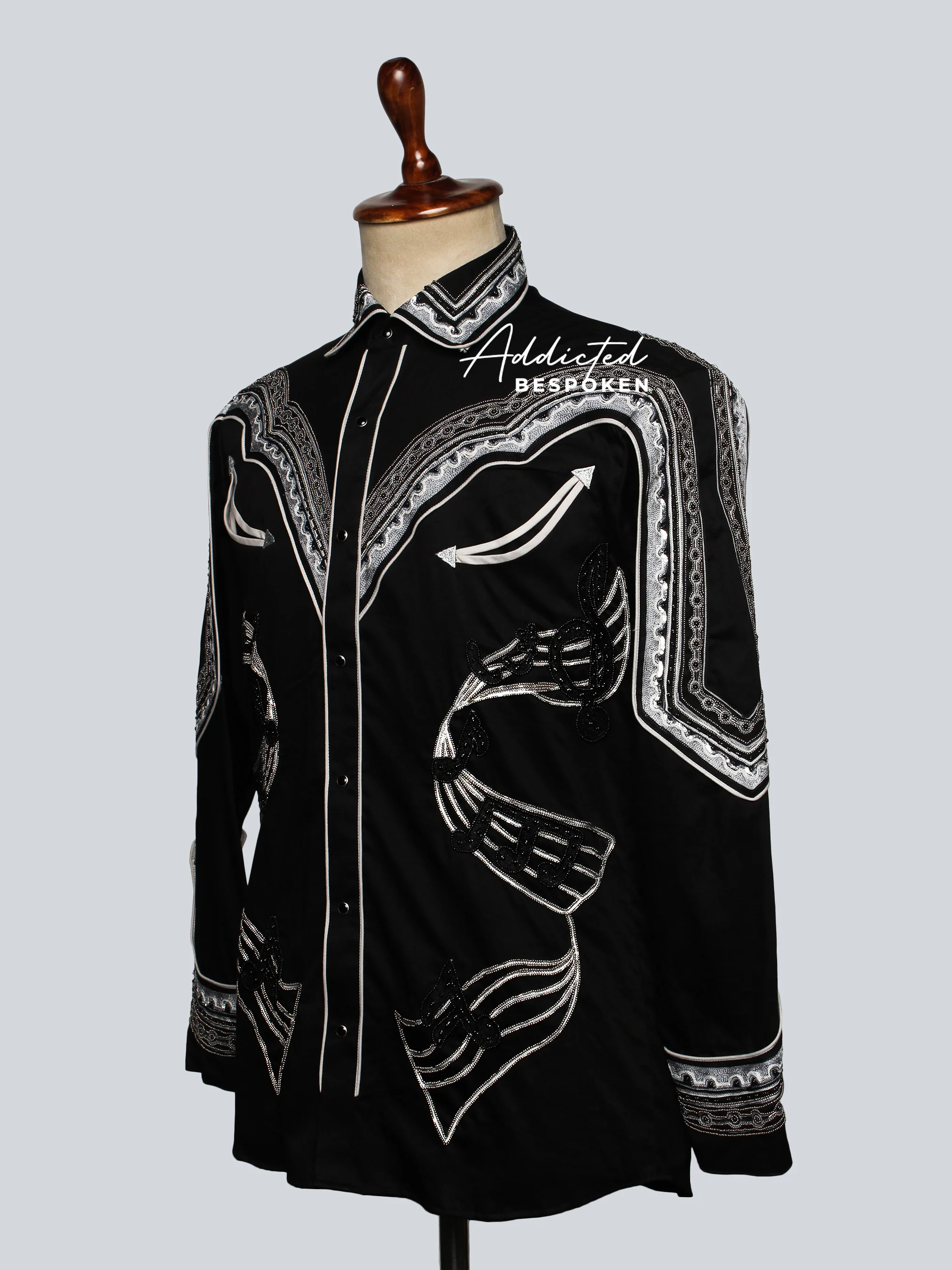 Western Thread Embroidered Shirt - Image 9