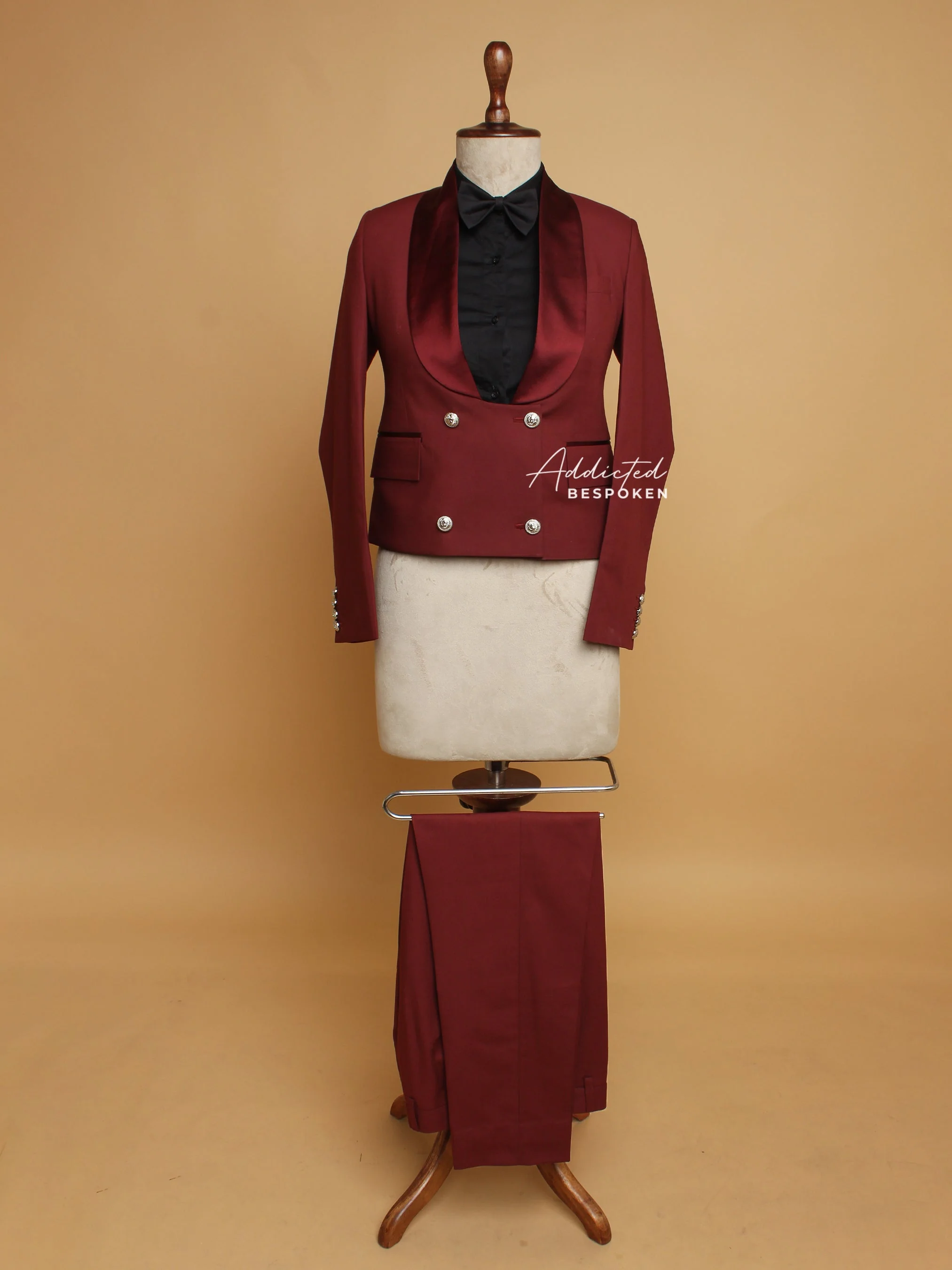 Wine Tuxedo Suit
