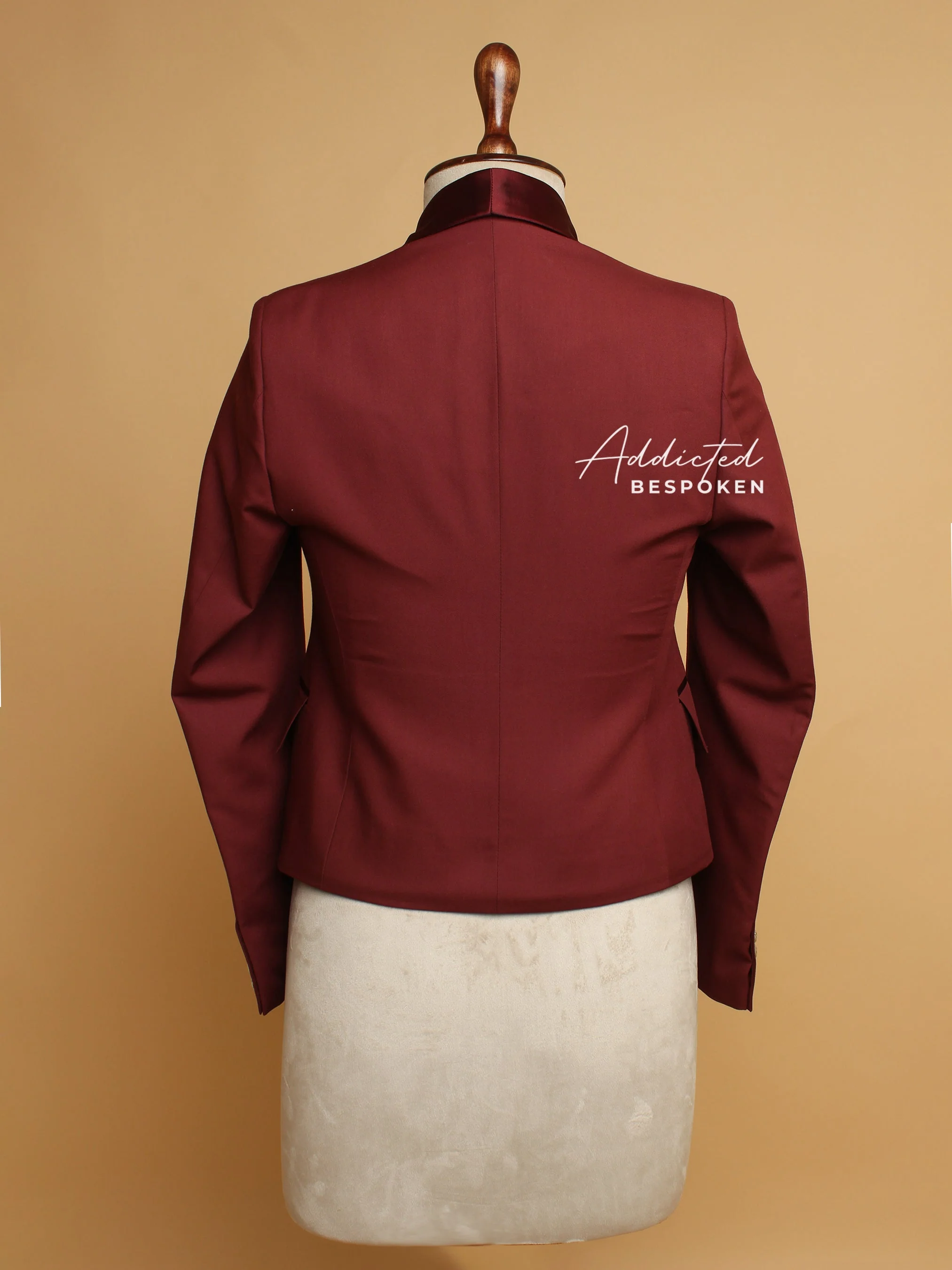 Wine Tuxedo Suit - Image 4